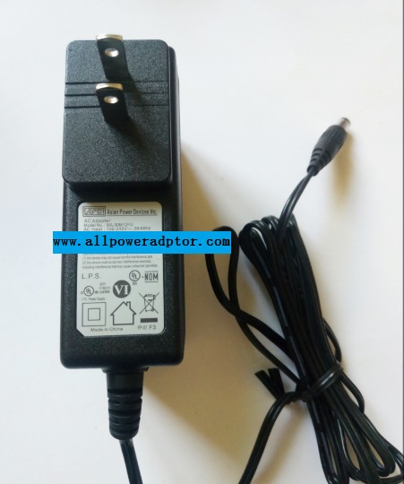 New APD WA-30P12FU 12V 2.5A AC ADAPTER POWER CHARGER black